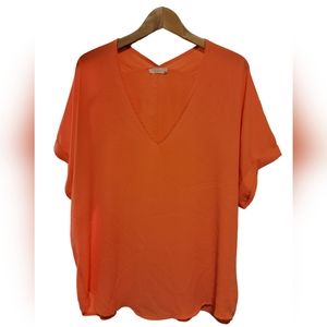 Lush Top Color: Bright Tangerine Size L